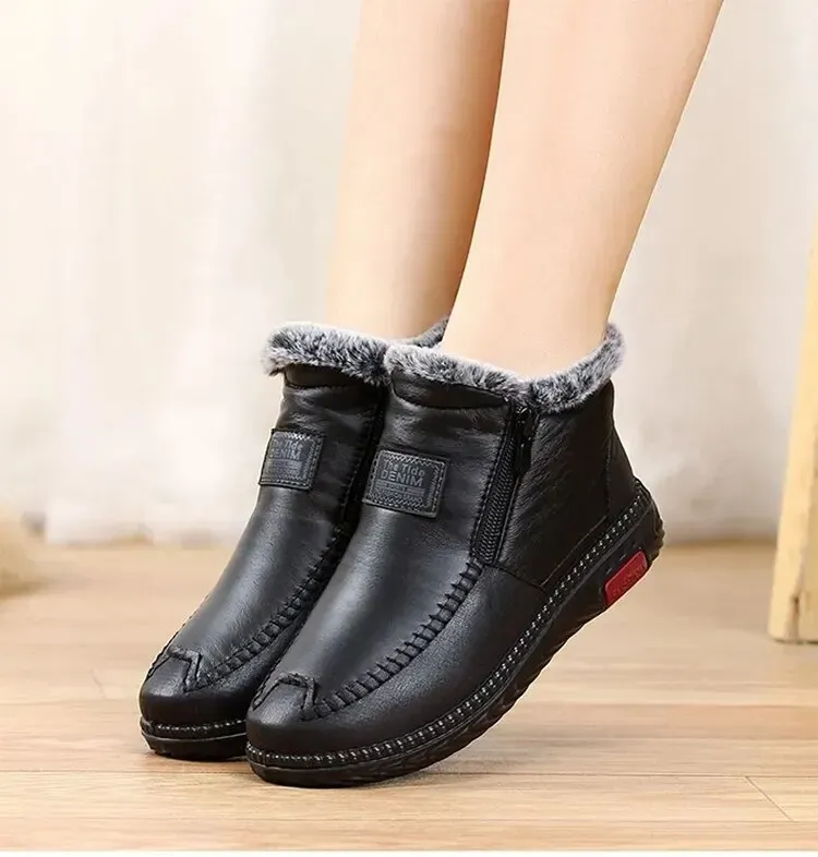 Botas Polares de Cuero para Mujer - Imagen 3