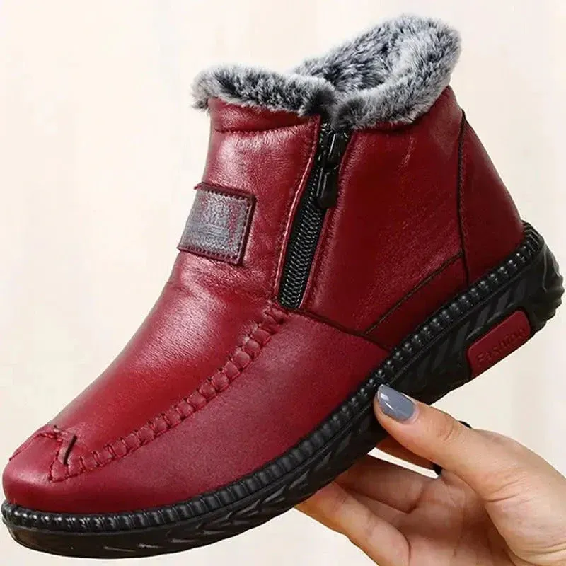 Botas Polares de Cuero para Mujer - Imagen 2