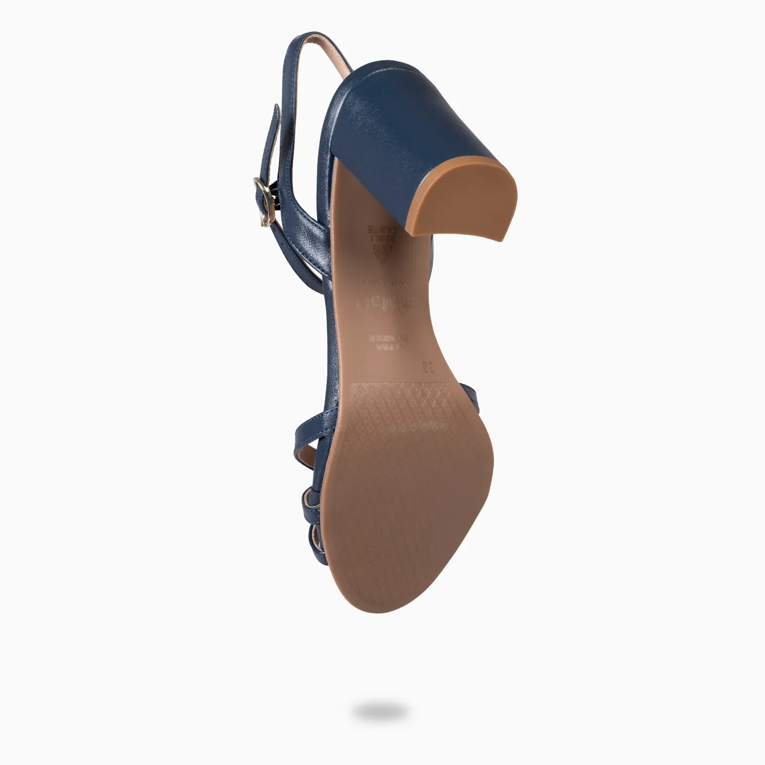 SONIA – ZAPATO ELGANTE DE TACÓN ALTO MARINO - Imagen 6